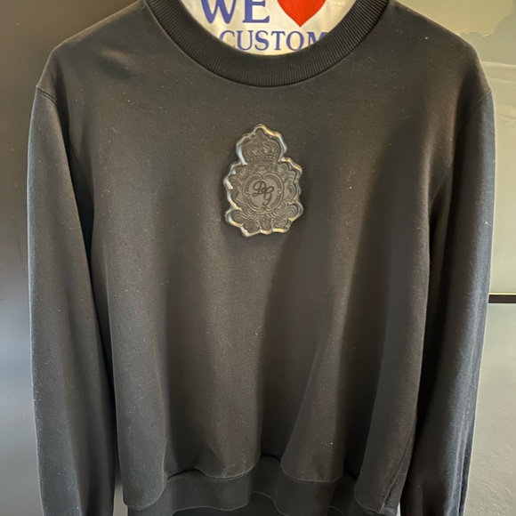 DOLCE & GABBANA BLACK MEN’S SWEATSHIRT - Picture 3 of 3